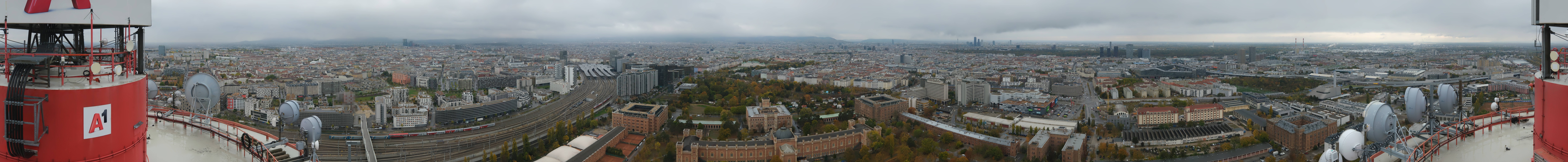 Archiv Foto Webcam Wien - Stadtpanorama