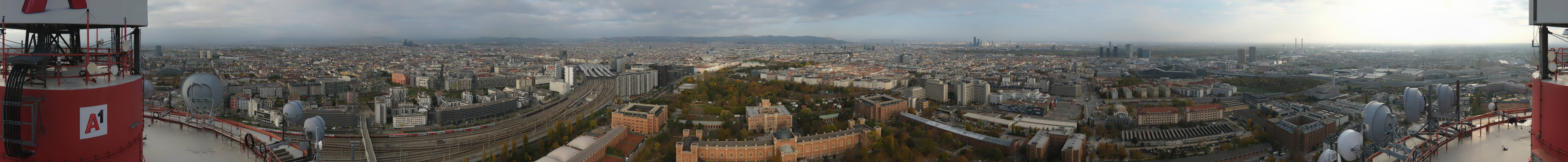 Archiv Foto Webcam Wien - Stadtpanorama