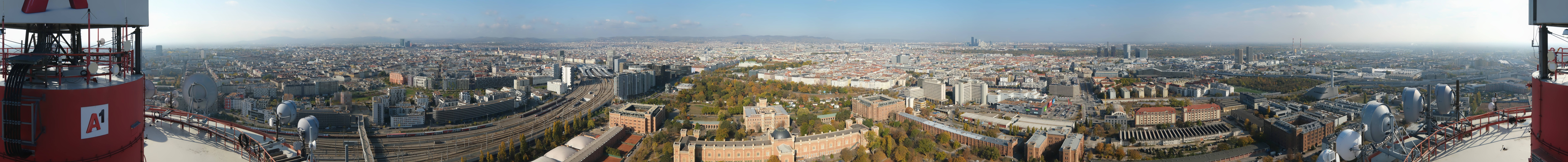 Archiv Foto Webcam Wien - Stadtpanorama