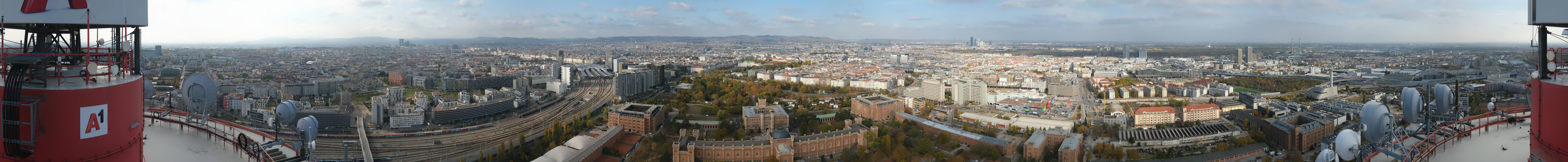 Archiv Foto Webcam Wien - Stadtpanorama