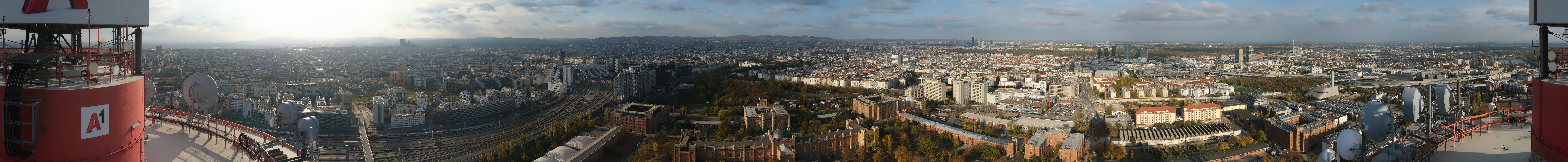Archiv Foto Webcam Wien - Stadtpanorama