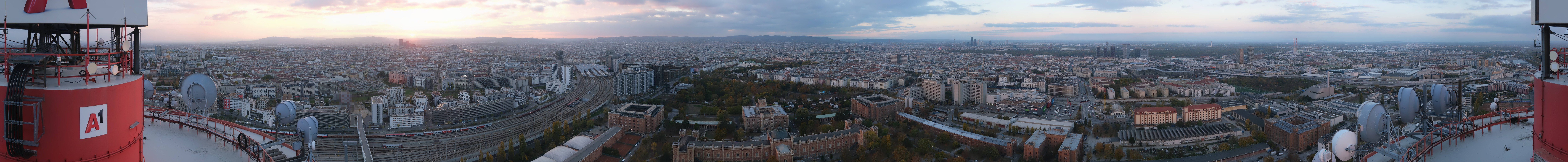 Archiv Foto Webcam Wien - Stadtpanorama