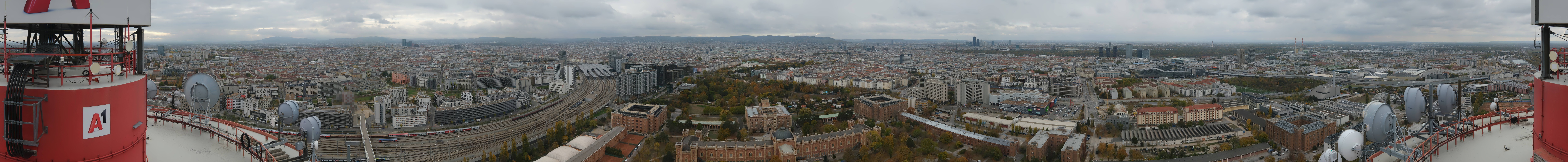 Archived image Webcam Vienna - View of the city