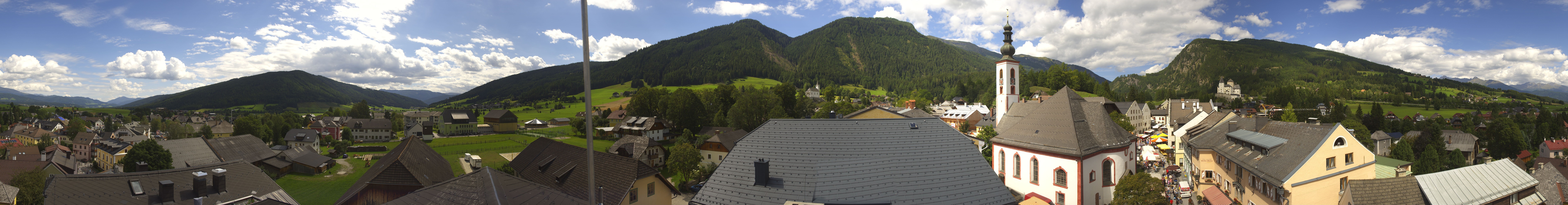 Archived image Webcam Hotel Binngl in Mauterndorf