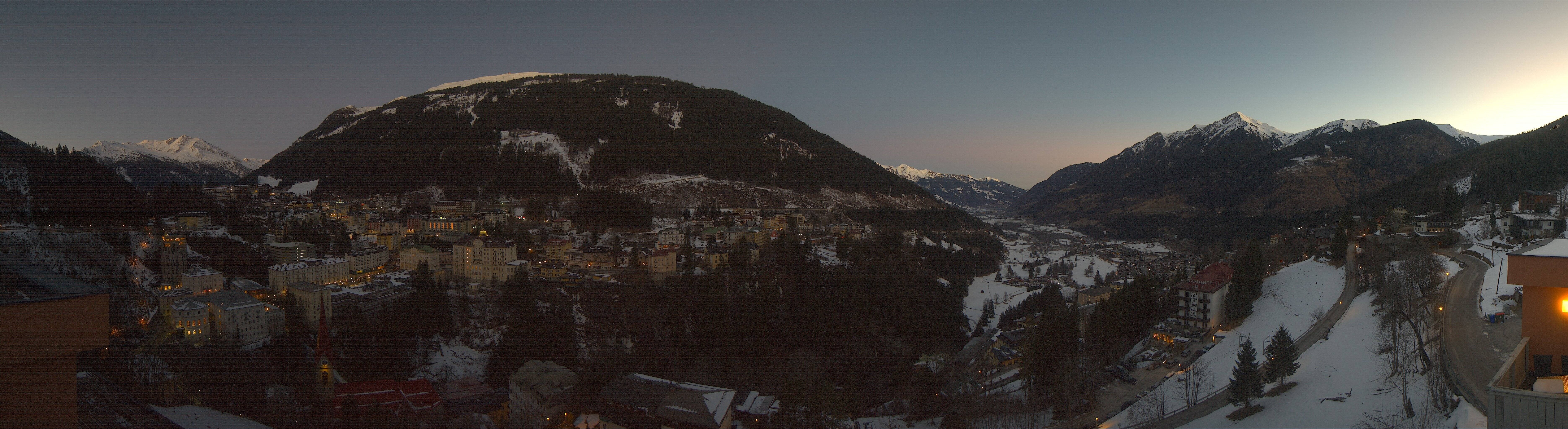 Archived image Webcam Hotel Schillerhof in Bad Gastein