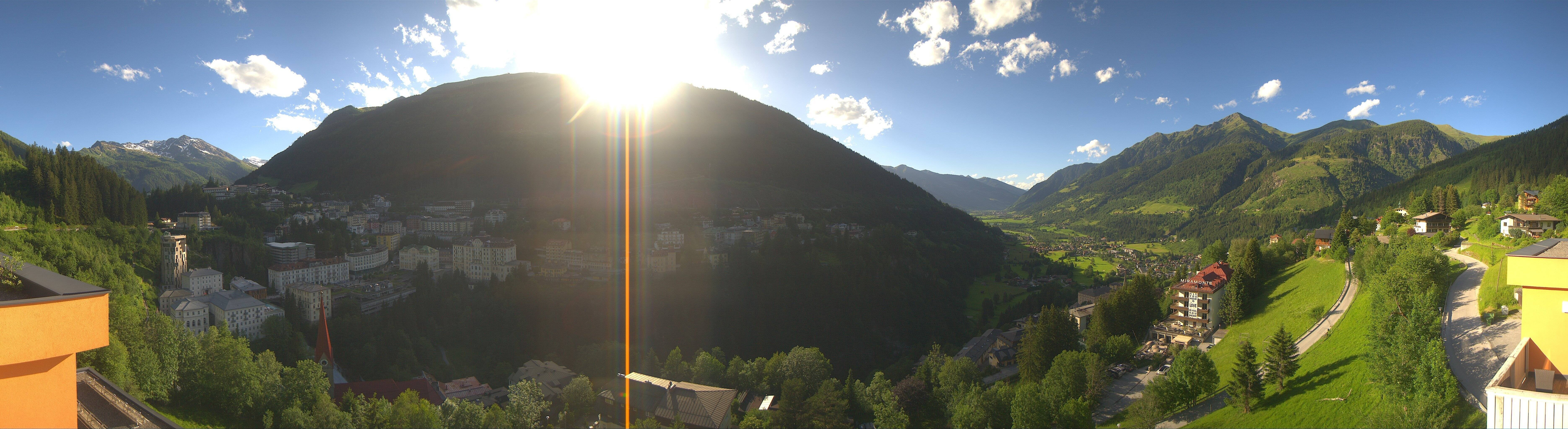 Archived image Webcam Hotel Schillerhof in Bad Gastein