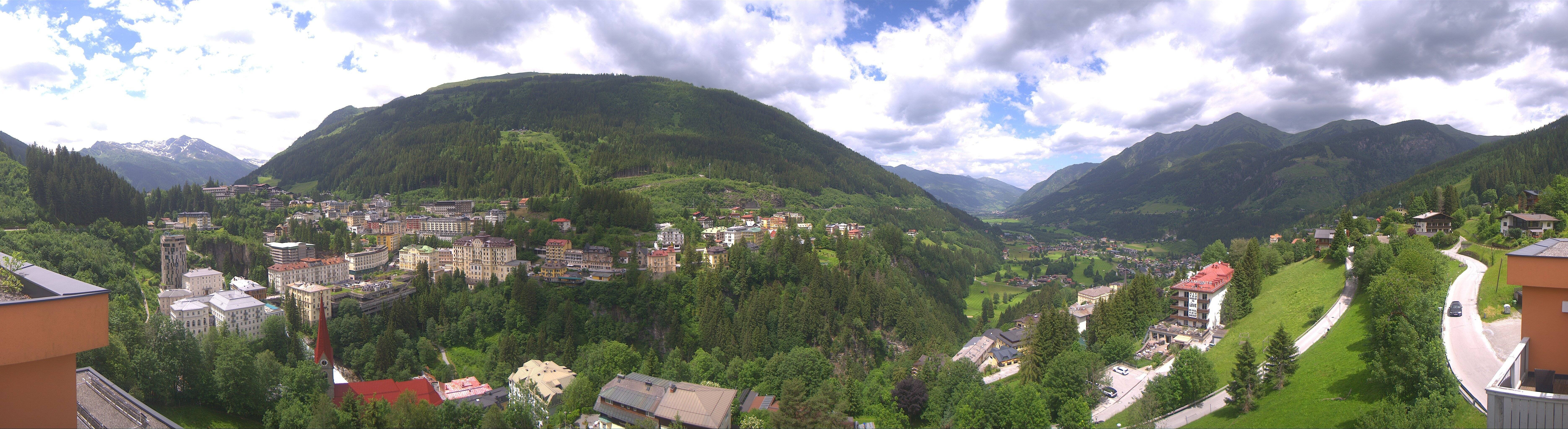 Archived image Webcam Hotel Schillerhof in Bad Gastein