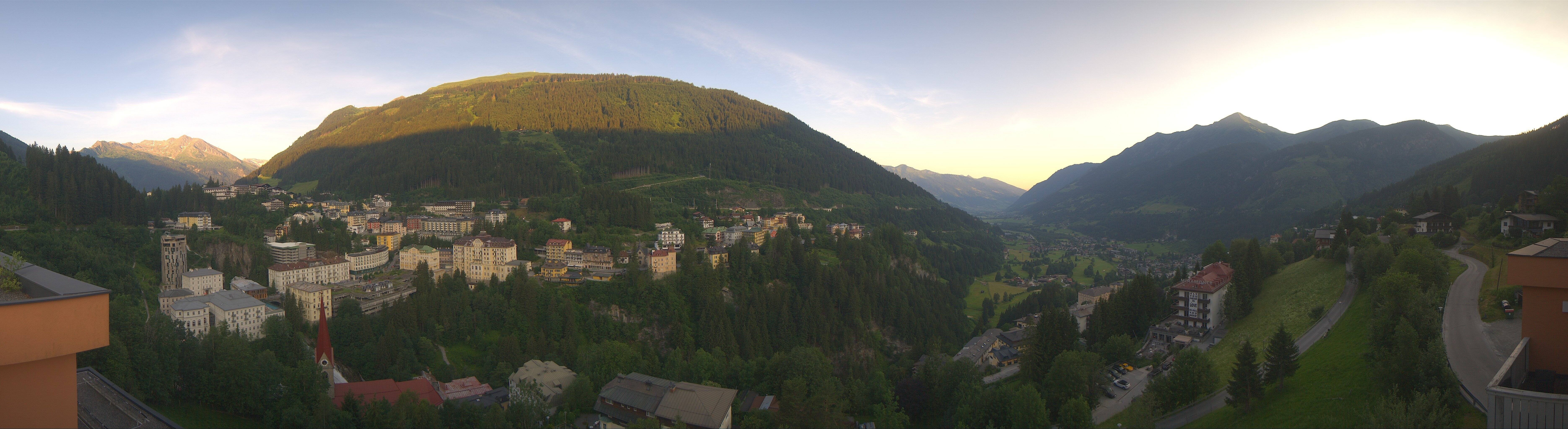 Archived image Webcam Hotel Schillerhof in Bad Gastein