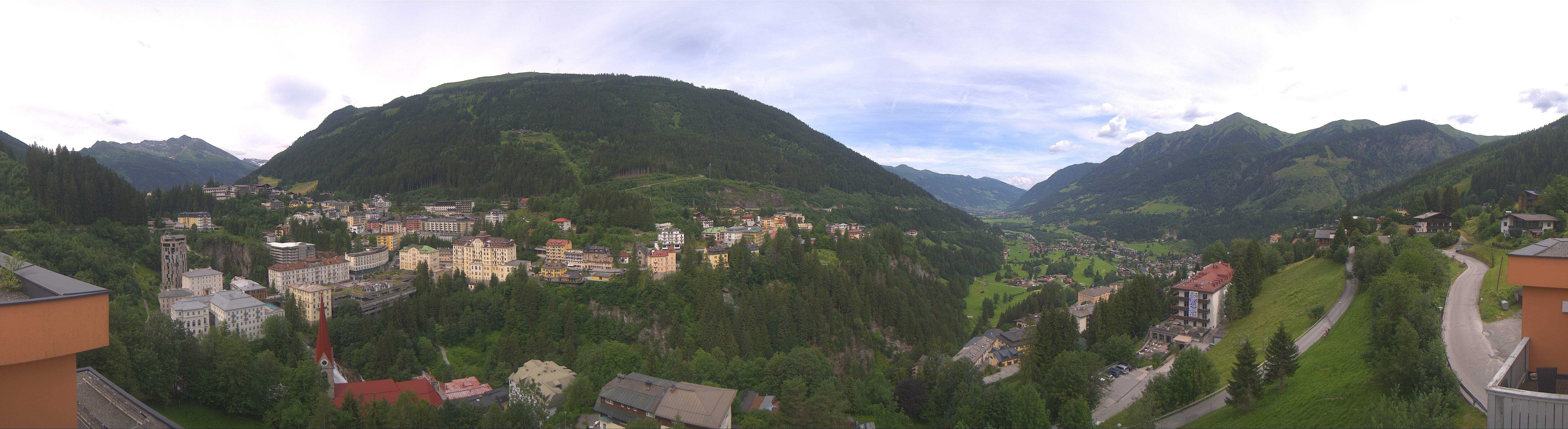 Archived image Webcam Hotel Schillerhof in Bad Gastein