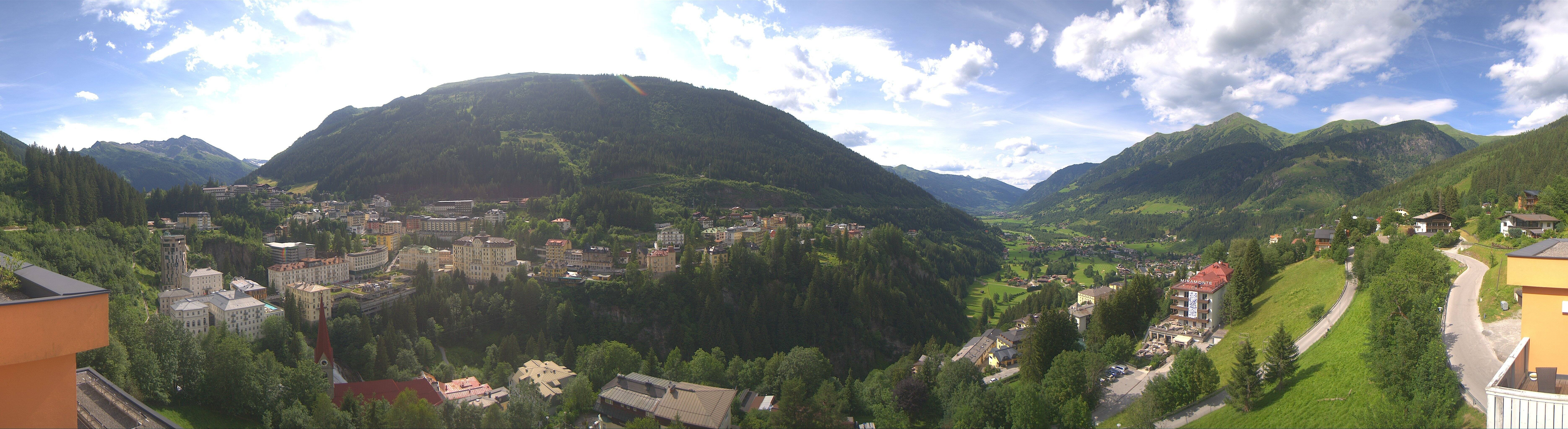 Archived image Webcam Hotel Schillerhof in Bad Gastein