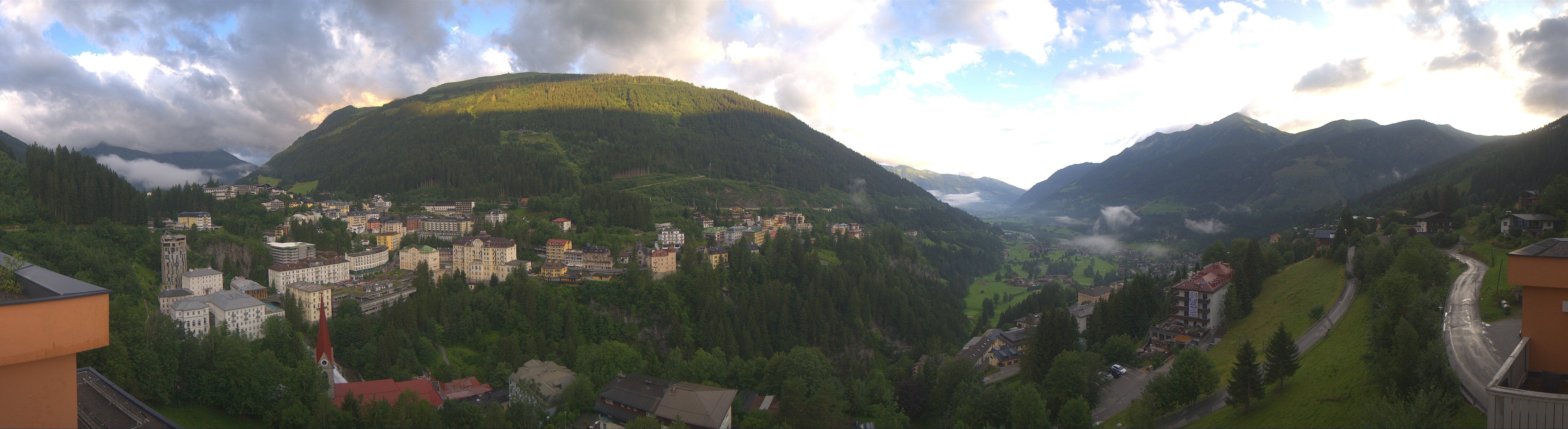 Archived image Webcam Hotel Schillerhof in Bad Gastein