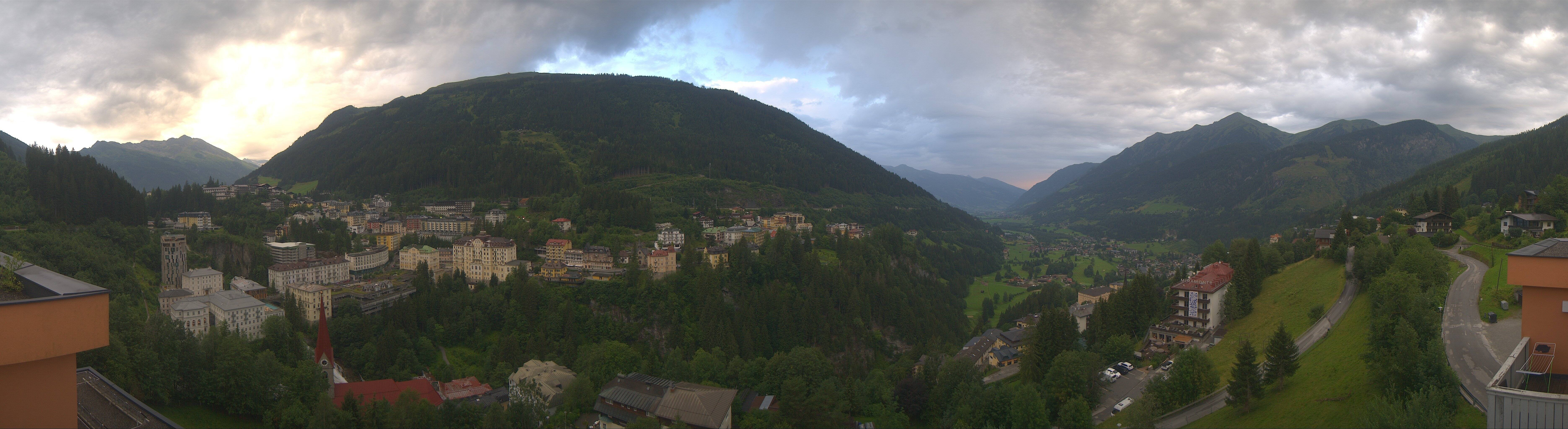 Archived image Webcam Hotel Schillerhof in Bad Gastein