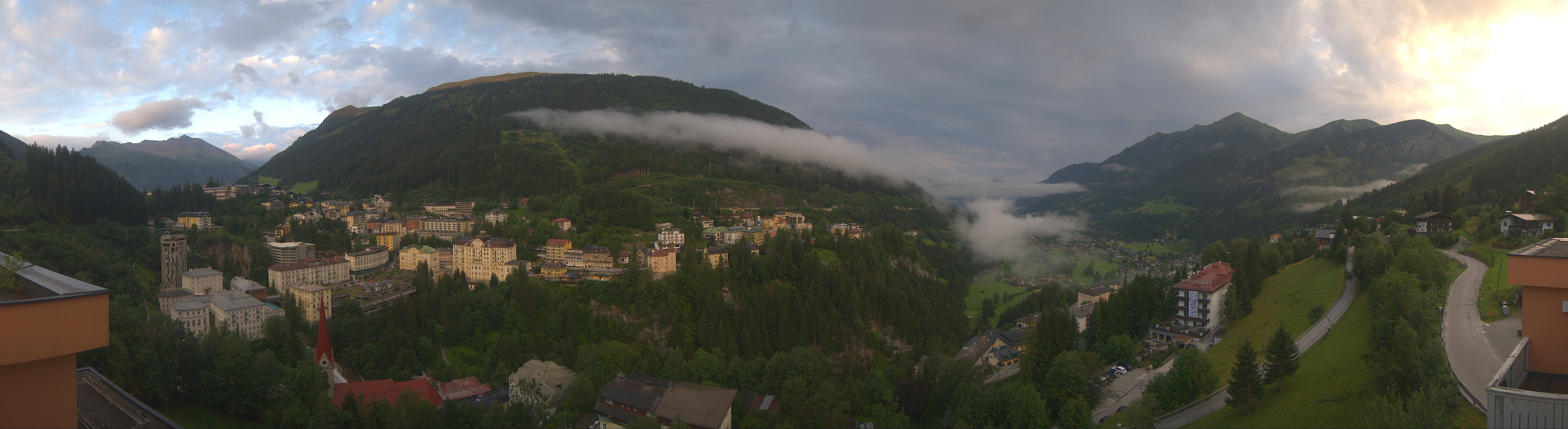 Archived image Webcam Hotel Schillerhof in Bad Gastein