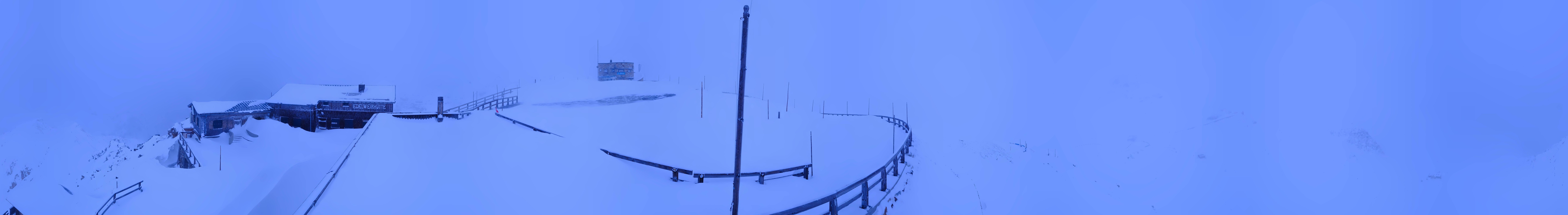 Archived image Webcam Panorama Grossglockner High Alpine Road - Edelweißhütte