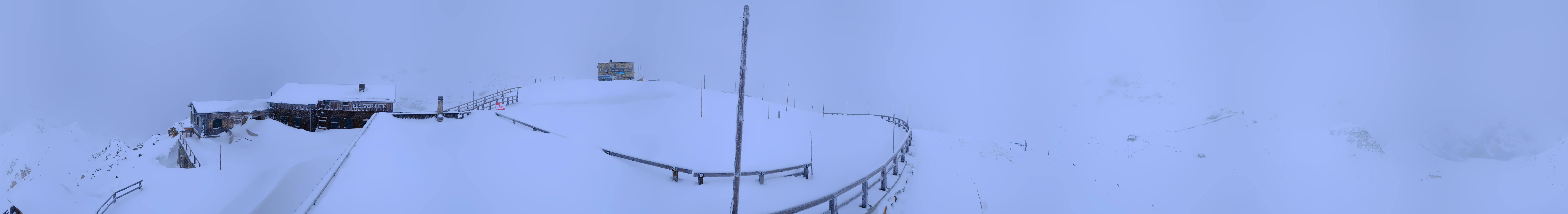 Archived image Webcam Panorama Grossglockner High Alpine Road - Edelweißhütte
