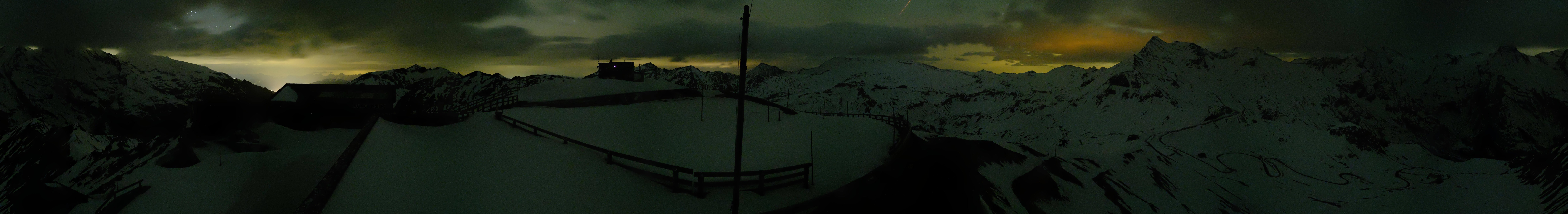 Archived image Webcam Panorama Grossglockner High Alpine Road - Edelweißhütte