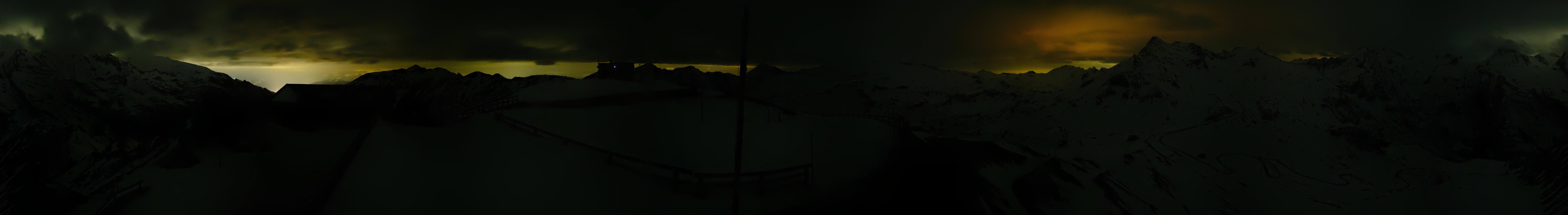 Archived image Webcam Panorama Grossglockner High Alpine Road - Edelweißhütte
