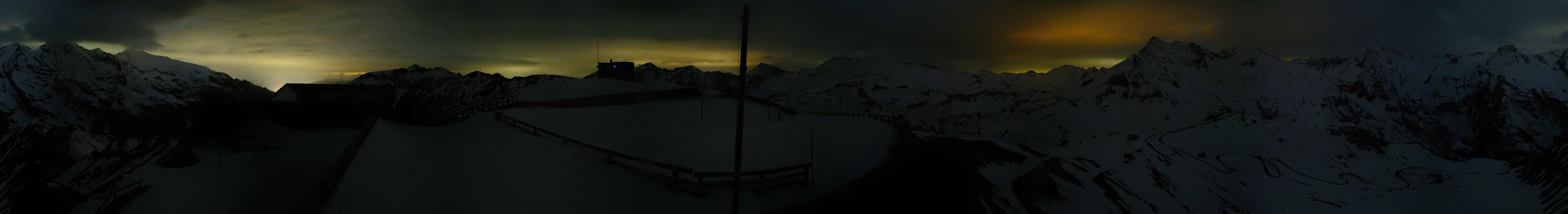 Archived image Webcam Panorama Grossglockner High Alpine Road - Edelweißhütte