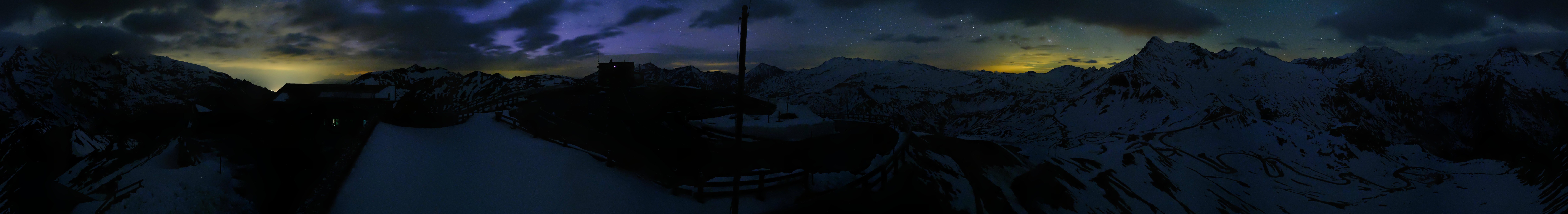 Archived image Webcam Panorama Grossglockner High Alpine Road - Edelweißhütte