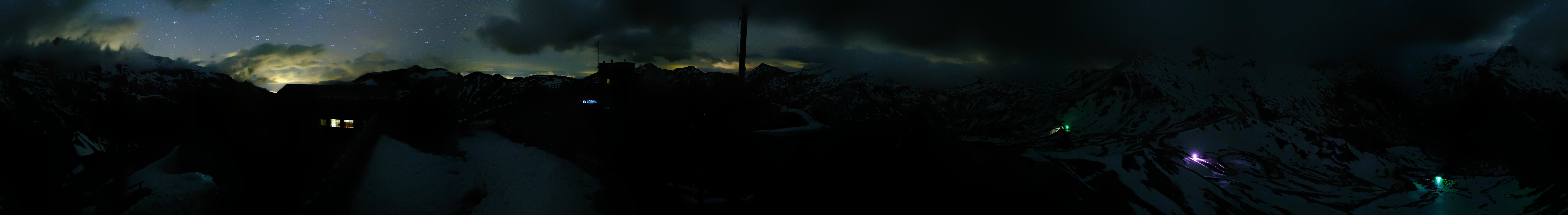 Archived image Webcam Panorama Grossglockner High Alpine Road - Edelweißhütte