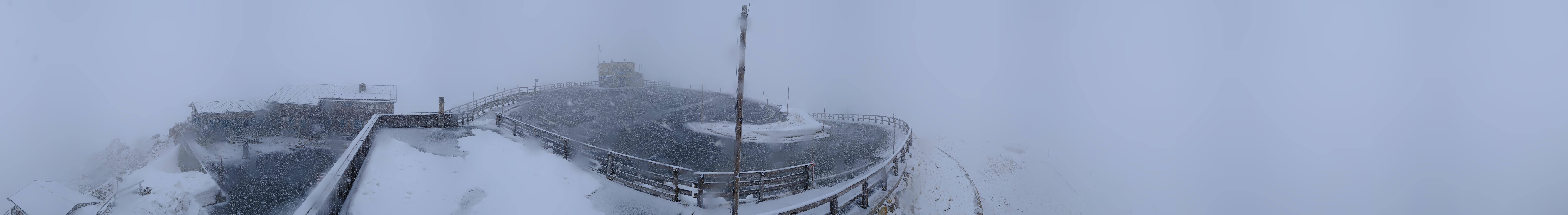 Archived image Webcam Panorama Grossglockner High Alpine Road - Edelweißhütte