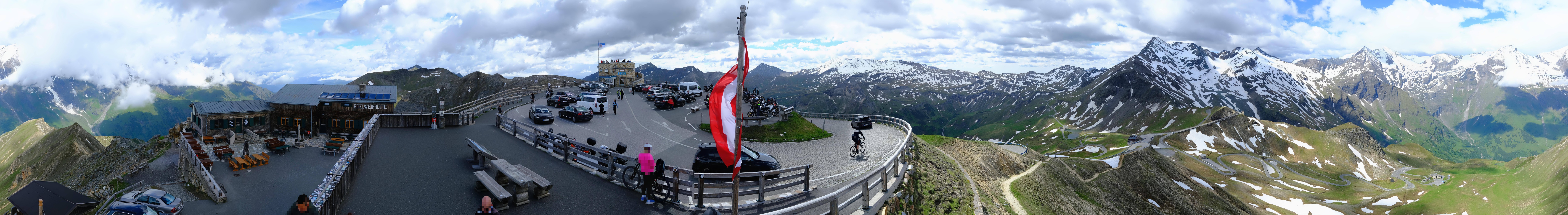 Archived image Webcam Panorama Grossglockner High Alpine Road - Edelweißhütte