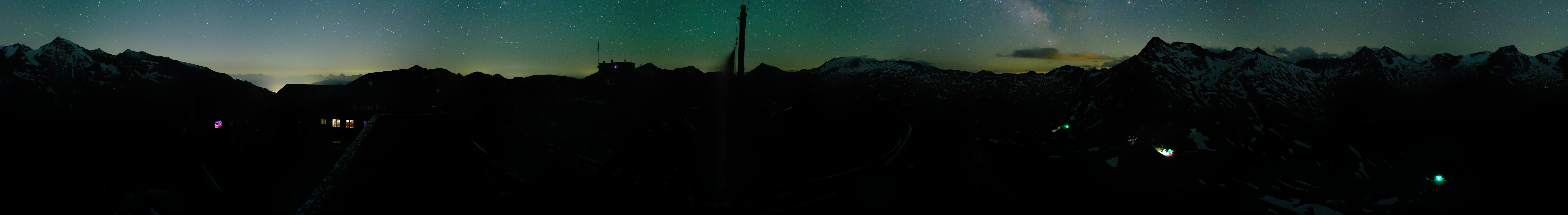 Archived image Webcam Panorama Grossglockner High Alpine Road - Edelweißhütte