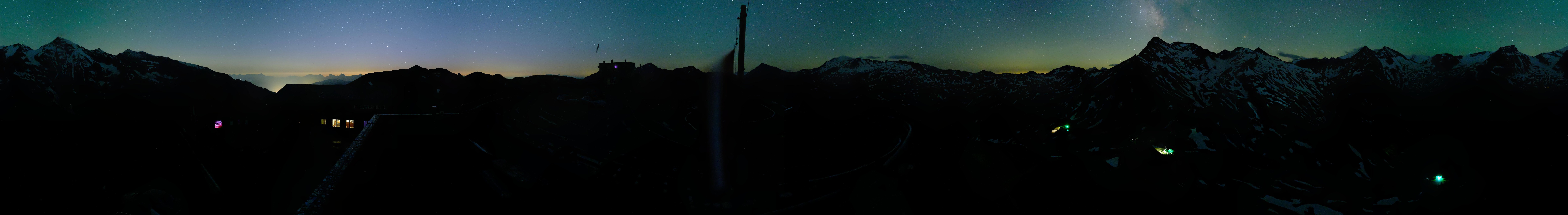 Archived image Webcam Panorama Grossglockner High Alpine Road - Edelweißhütte
