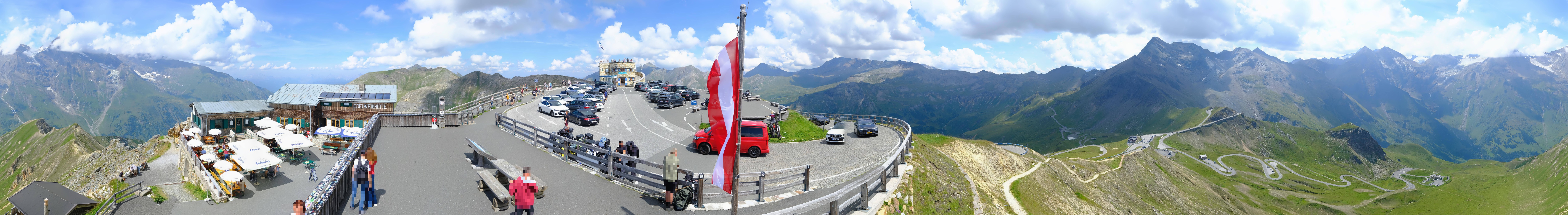 Archiv Foto Webcam Großglockner Edelweißhütte