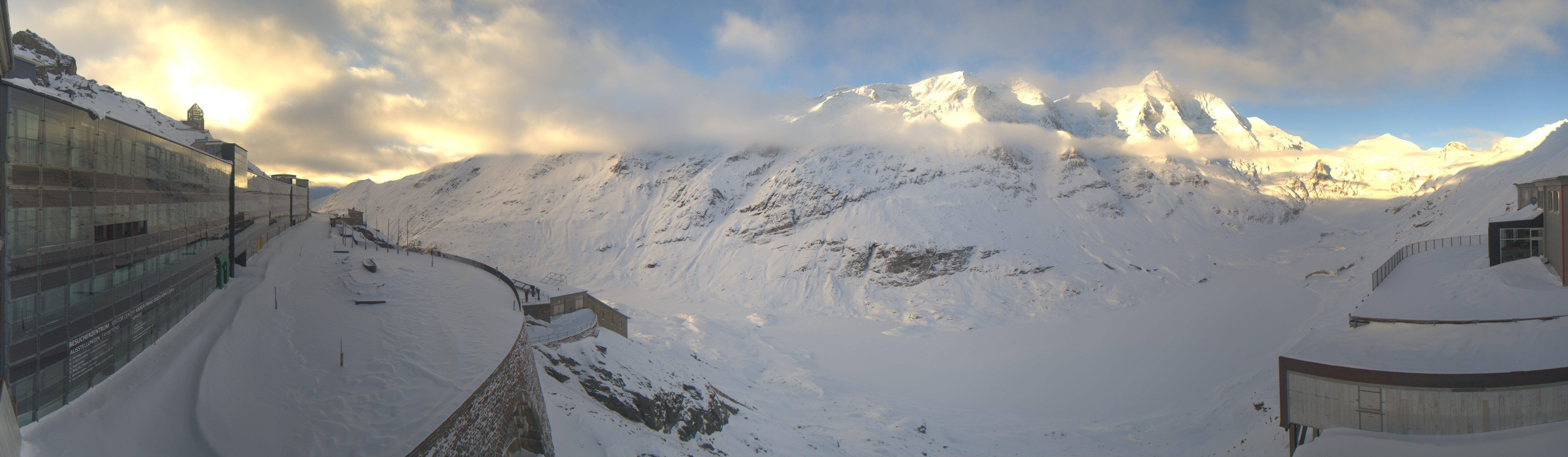 Archiv Foto Webcam Großglockner: Gletscherrestaurant Freiwandeck