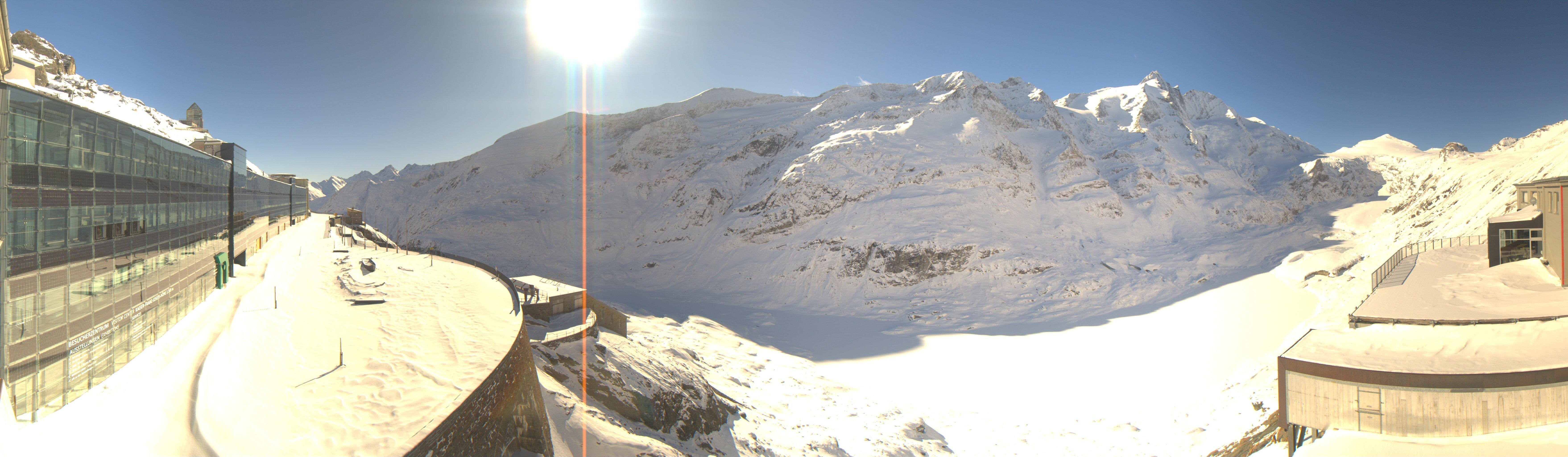 Archiv Foto Webcam Großglockner: Gletscherrestaurant Freiwandeck