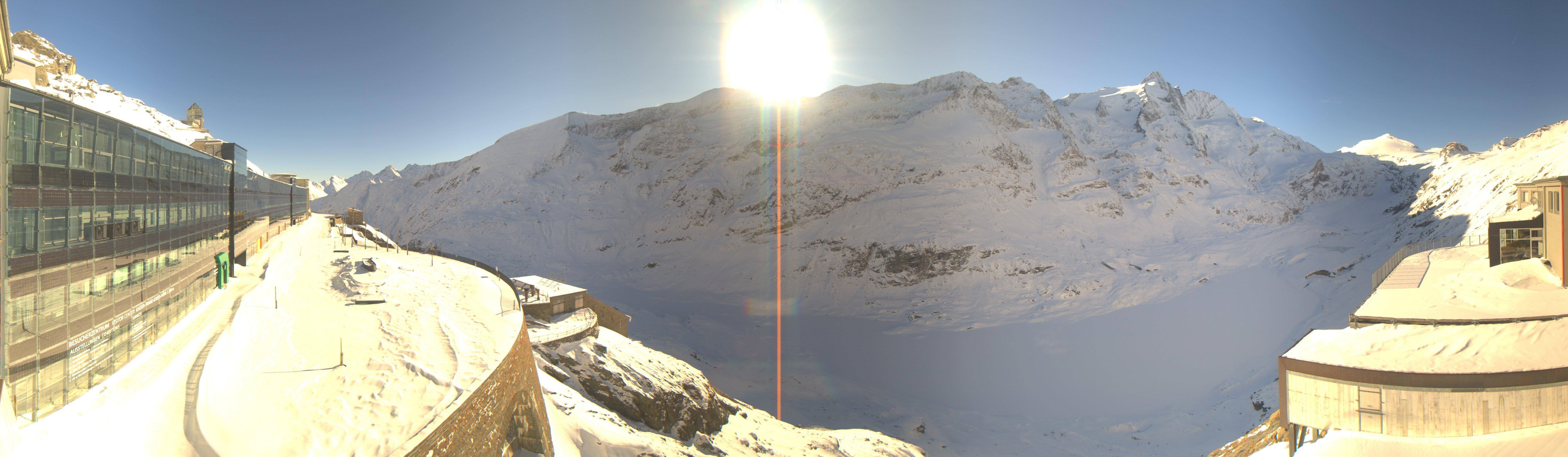 Archiv Foto Webcam Großglockner: Gletscherrestaurant Freiwandeck
