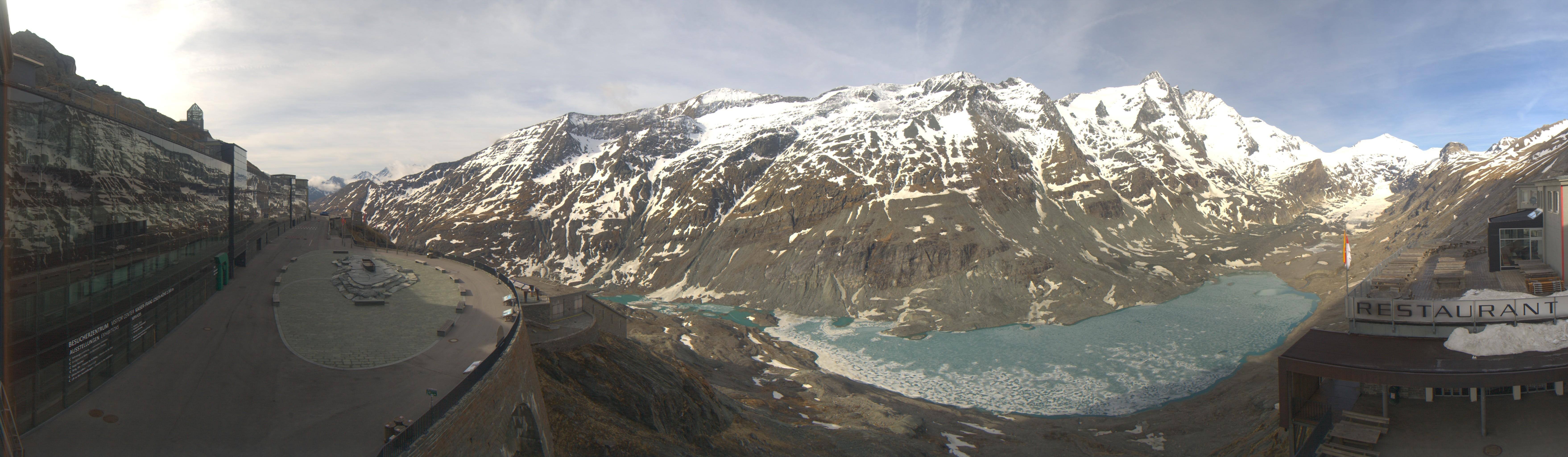 Archiv Foto Webcam Großglockner: Gletscherrestaurant Freiwandeck
