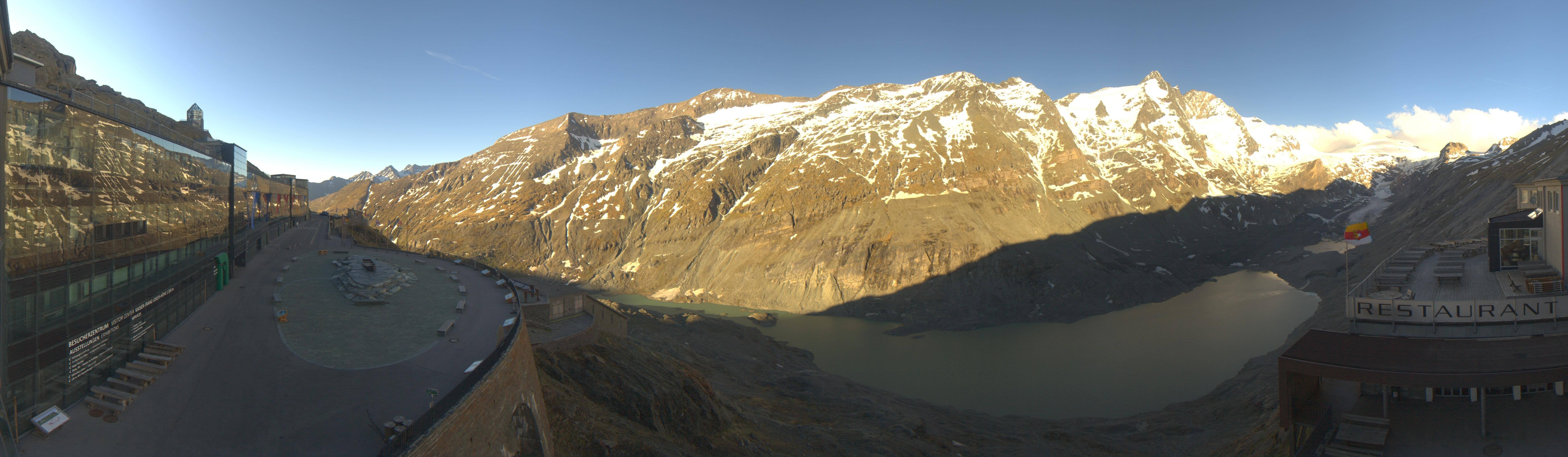 Archiv Foto Webcam Großglockner: Gletscherrestaurant Freiwandeck