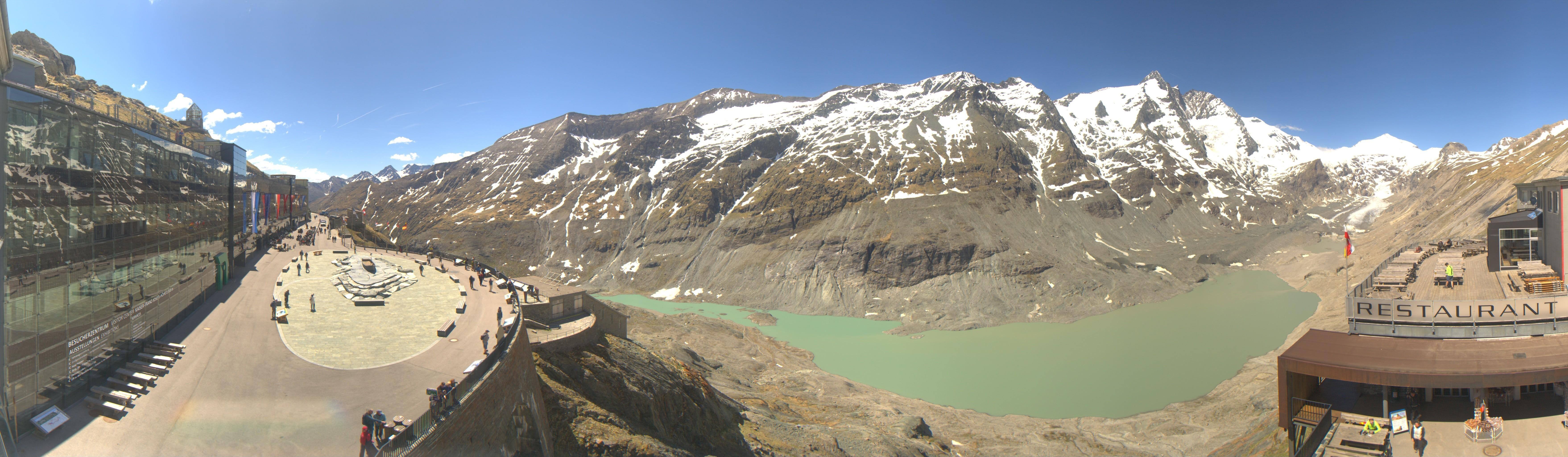Archiv Foto Webcam Großglockner: Gletscherrestaurant Freiwandeck