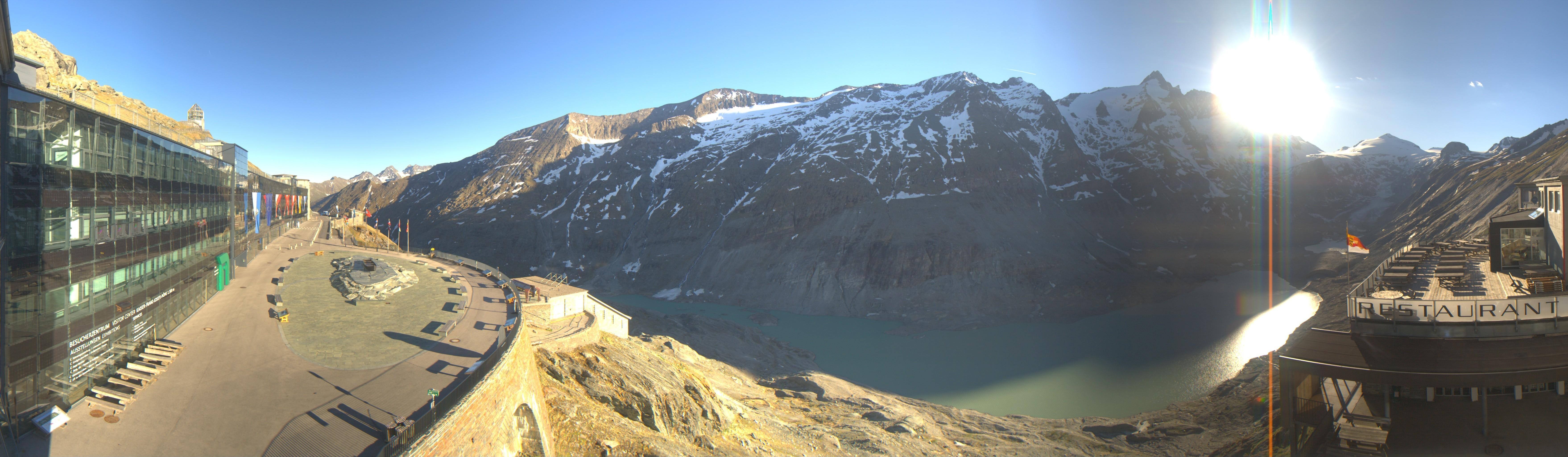 Archiv Foto Webcam Großglockner: Gletscherrestaurant Freiwandeck