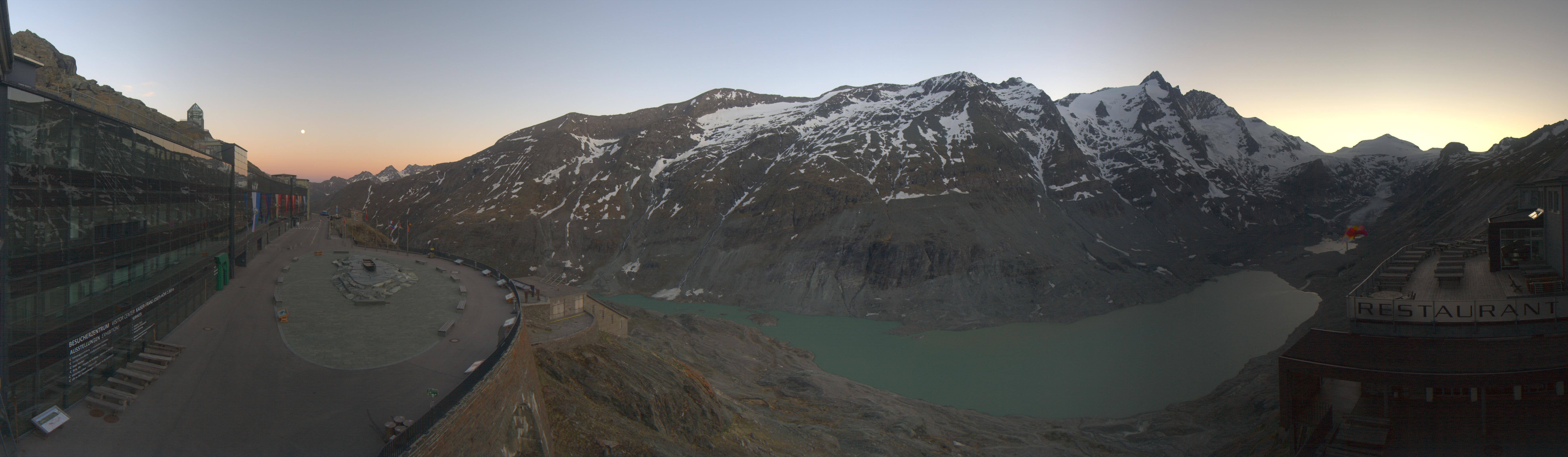 Archiv Foto Webcam Großglockner: Gletscherrestaurant Freiwandeck