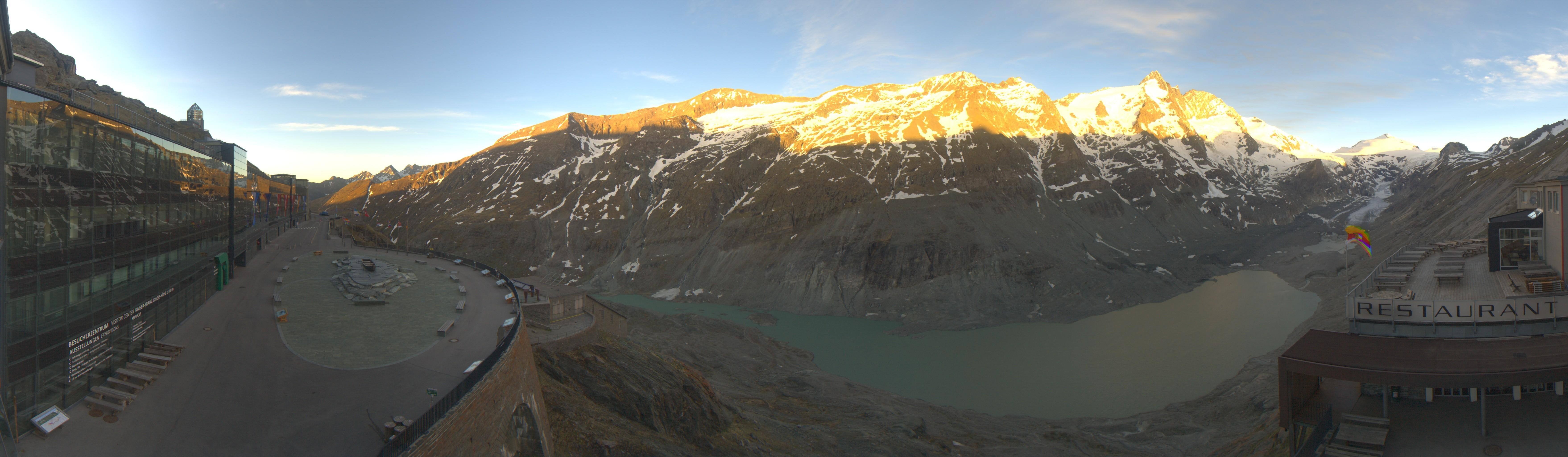 Archiv Foto Webcam Großglockner: Gletscherrestaurant Freiwandeck