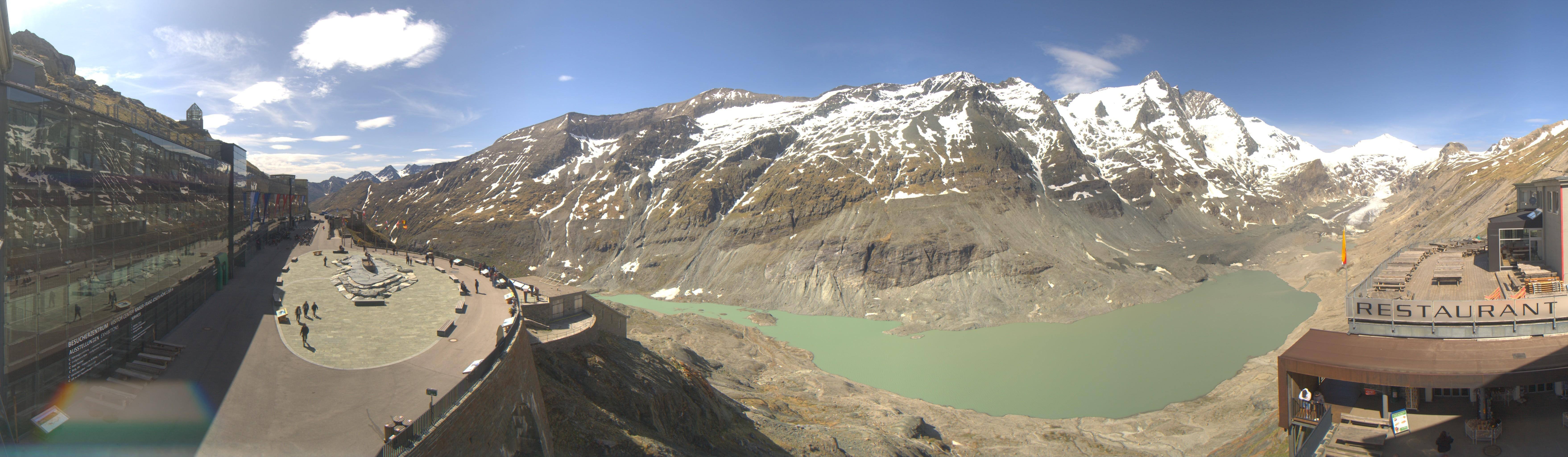 Archiv Foto Webcam Großglockner: Gletscherrestaurant Freiwandeck