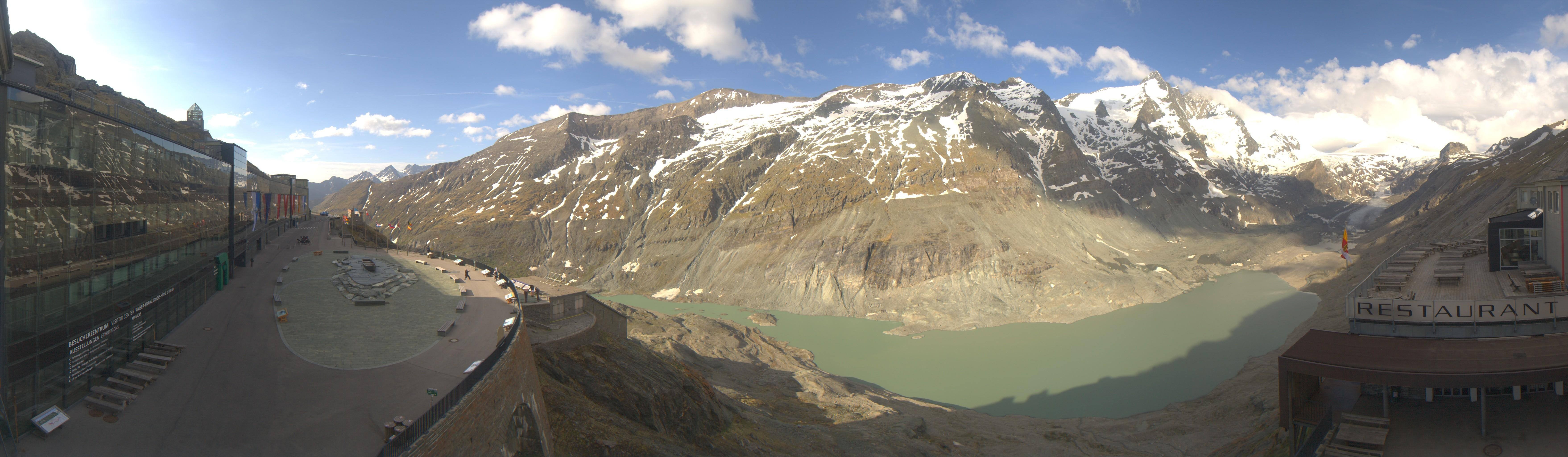 Archiv Foto Webcam Großglockner: Gletscherrestaurant Freiwandeck