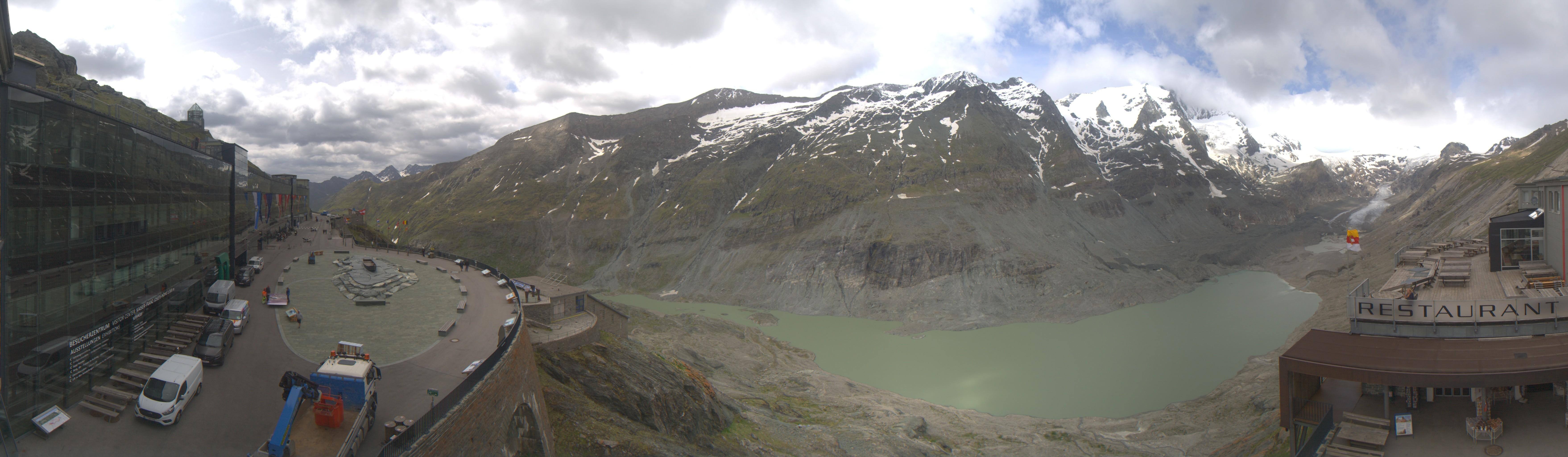 Archived image Webcam Großglockner - Restaurant Freiwandeck