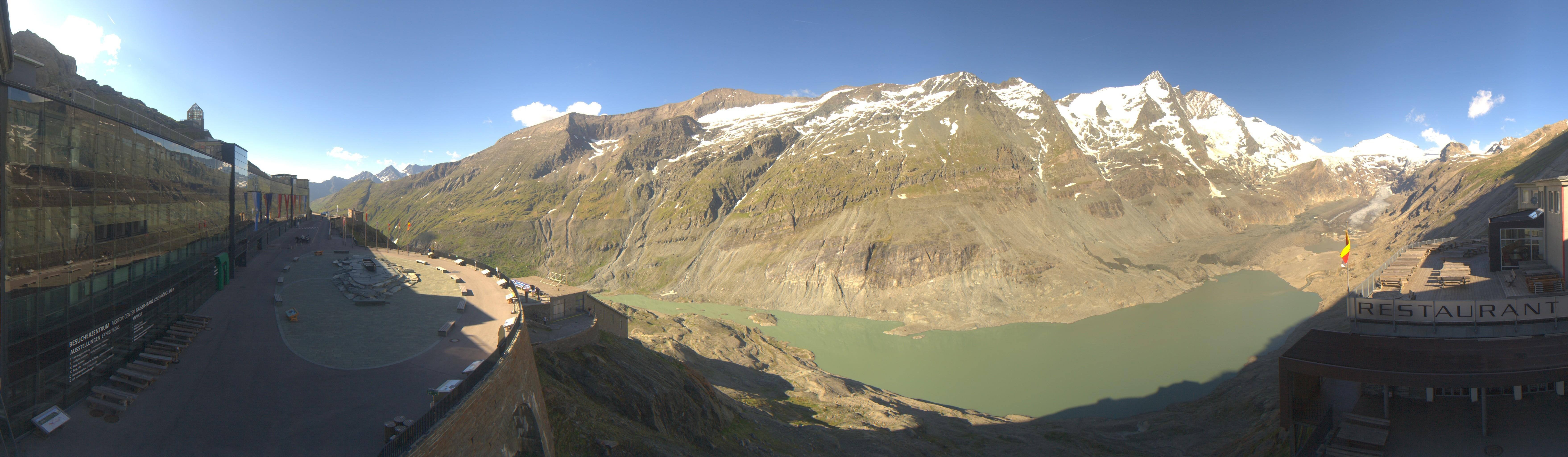 Archiv Foto Webcam Großglockner: Gletscherrestaurant Freiwandeck