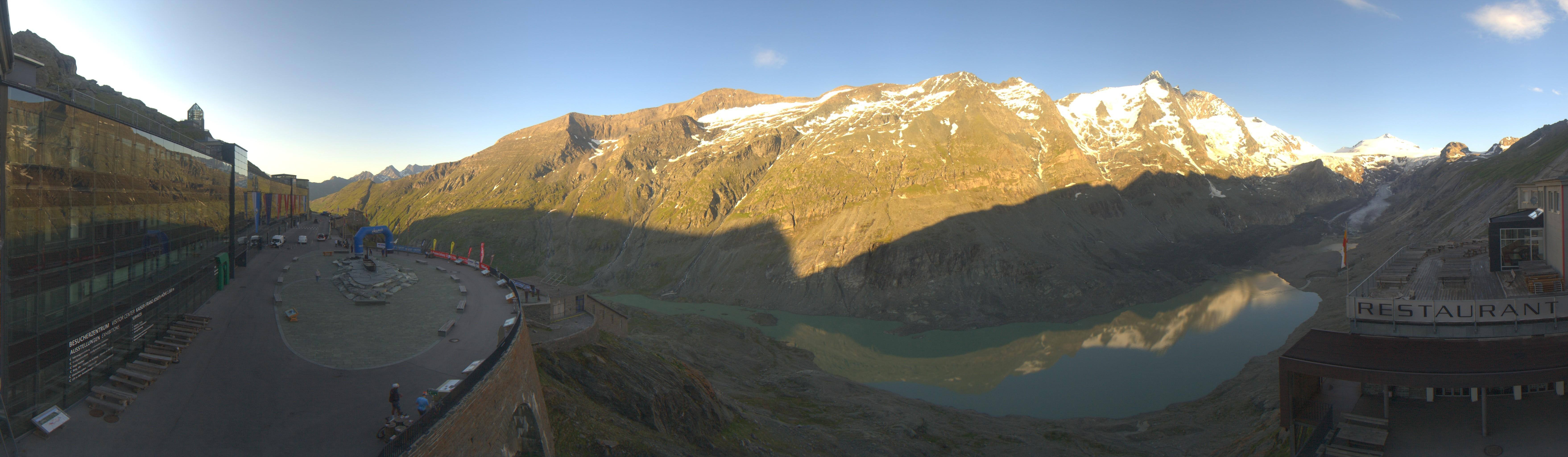Archived image Webcam Großglockner - Restaurant Freiwandeck