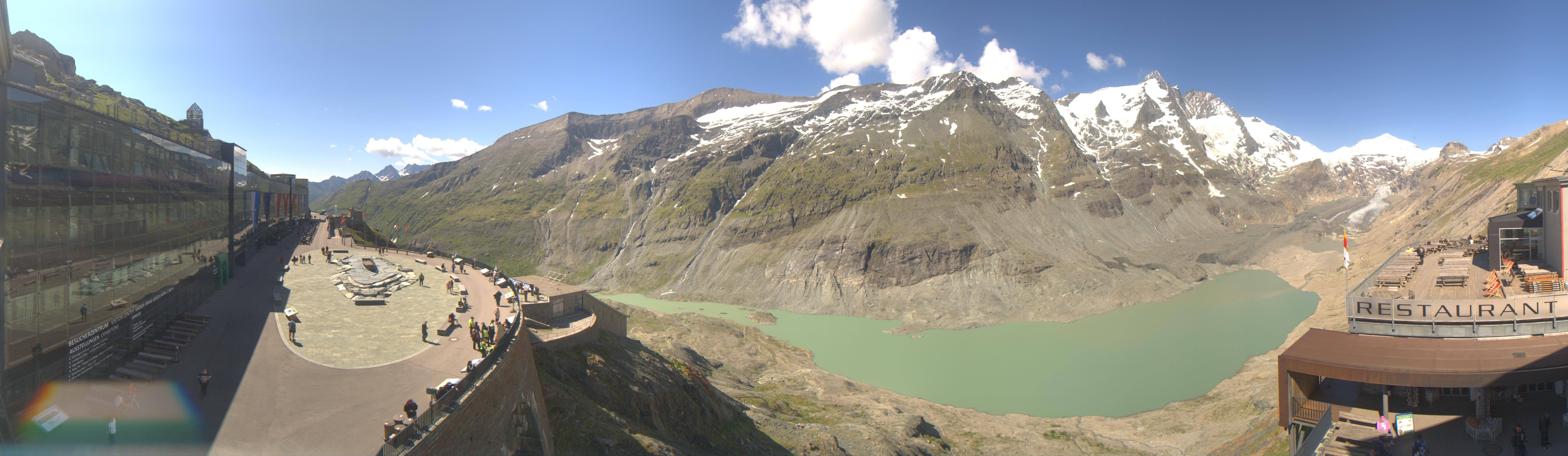 Archived image Webcam Großglockner - Restaurant Freiwandeck