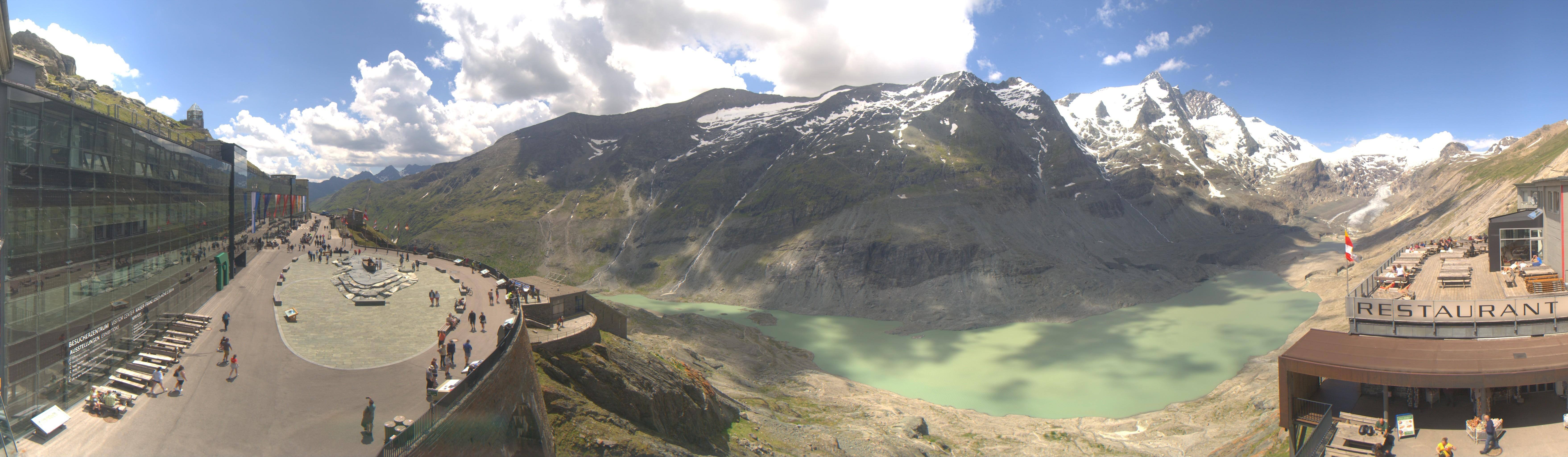 Archived image Webcam Großglockner - Restaurant Freiwandeck
