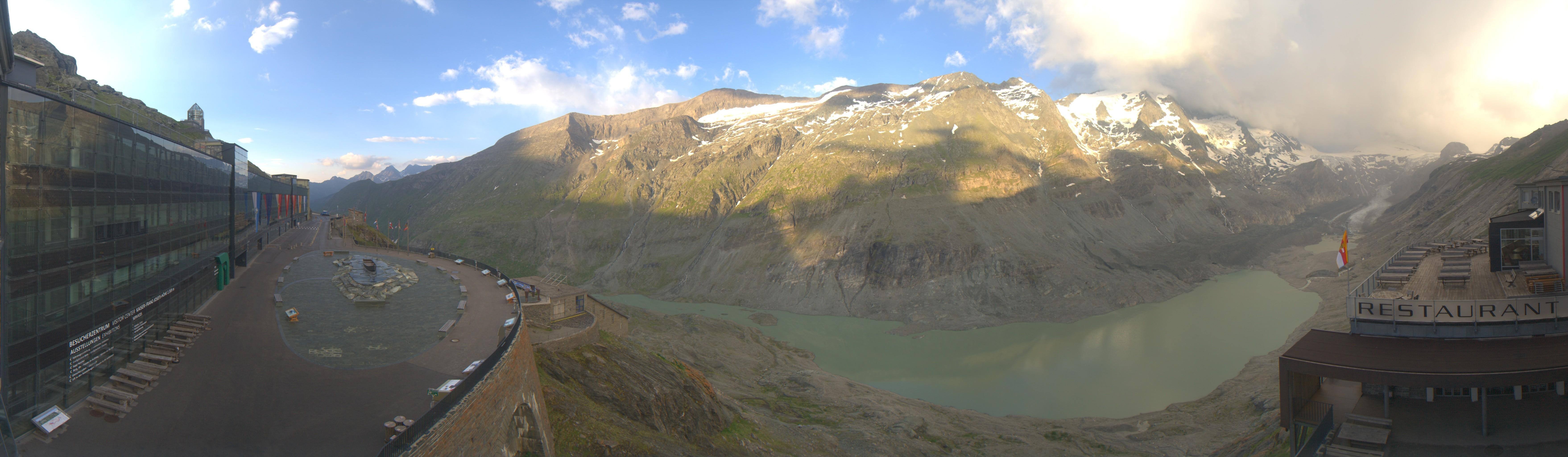 Archiv Foto Webcam Großglockner: Gletscherrestaurant Freiwandeck