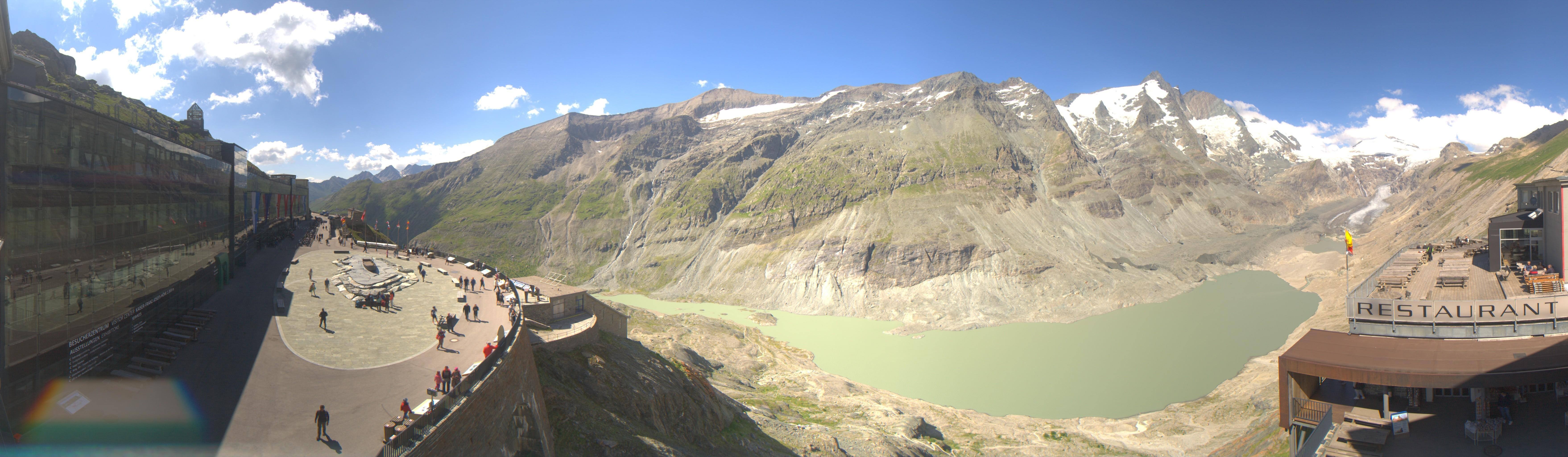 Archived image Webcam Großglockner - Restaurant Freiwandeck