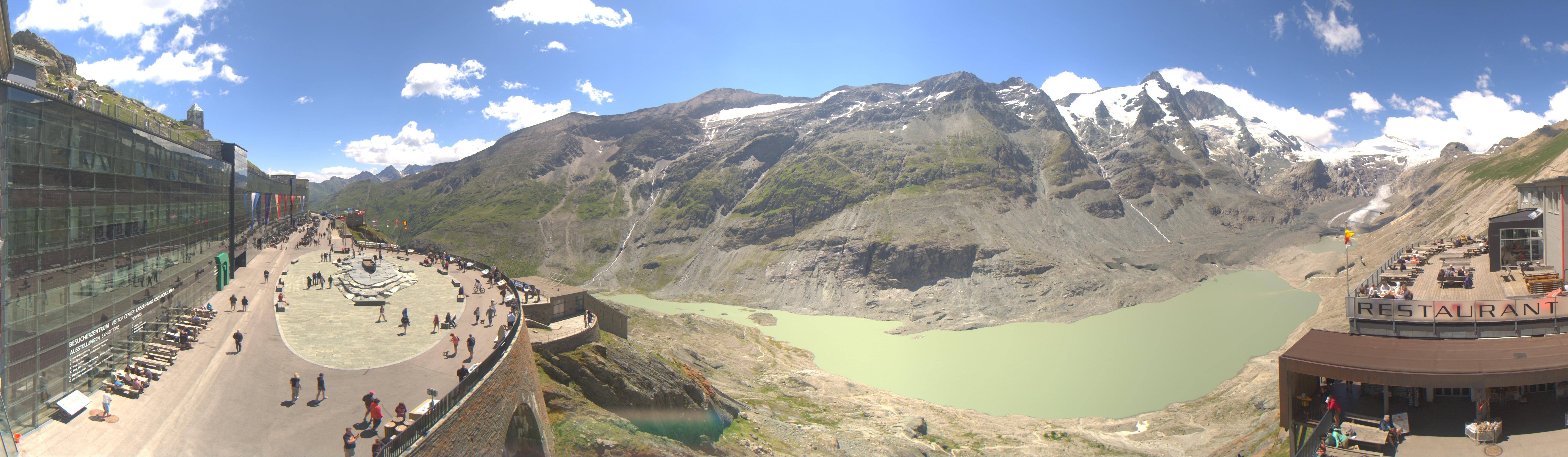 Archived image Webcam Großglockner - Restaurant Freiwandeck