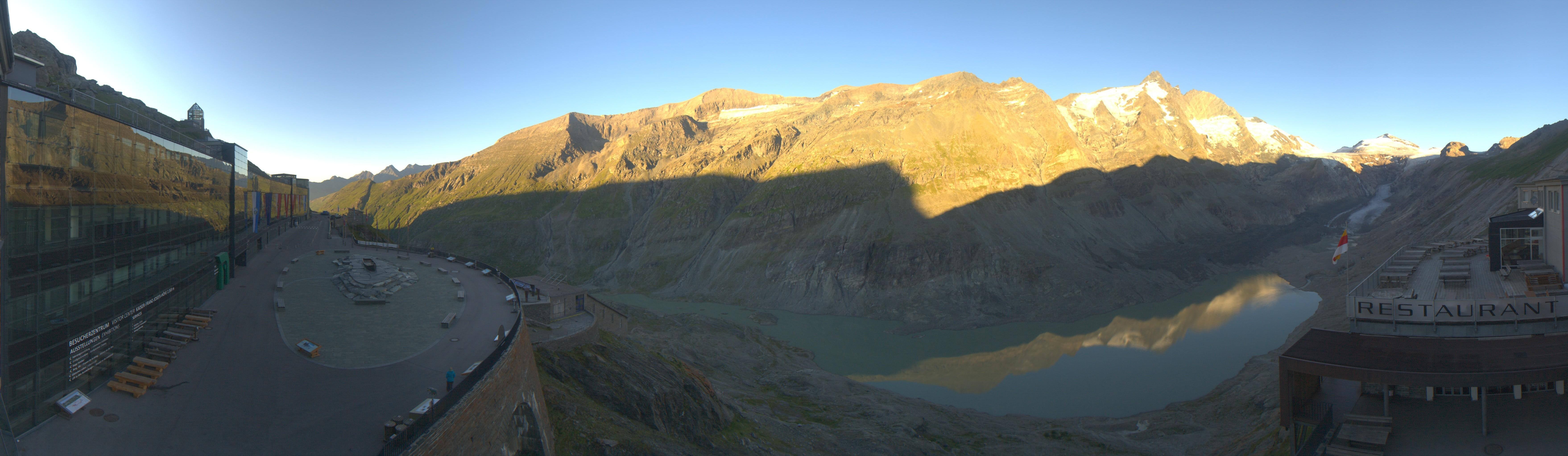 Archiv Foto Webcam Großglockner: Gletscherrestaurant Freiwandeck