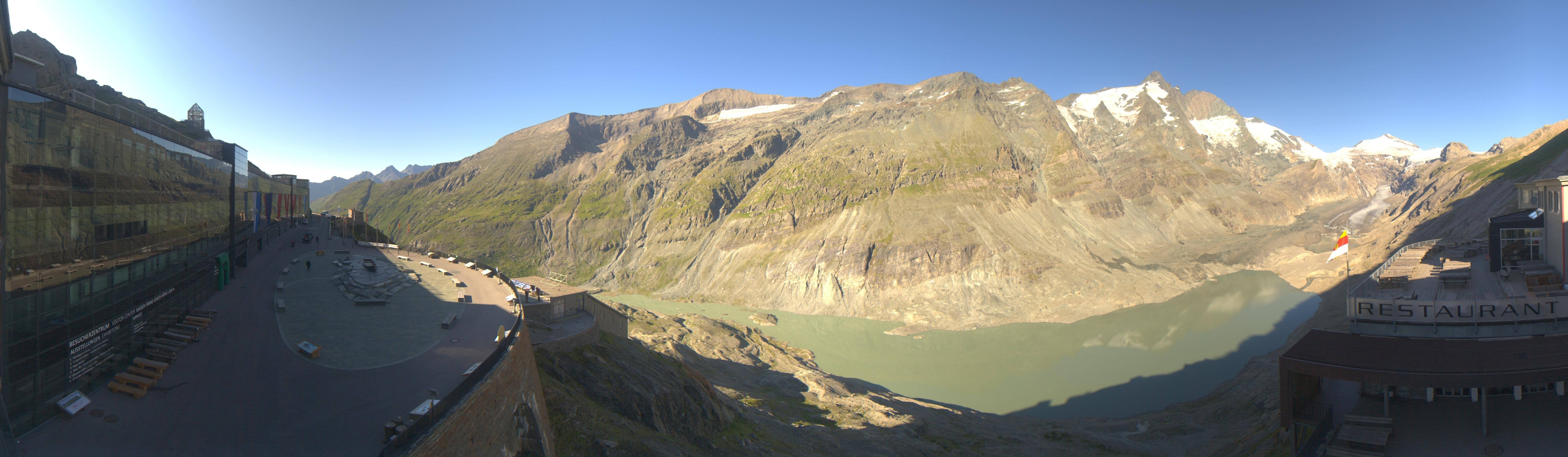 Archiv Foto Webcam Großglockner: Gletscherrestaurant Freiwandeck